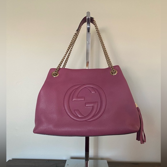 π―% Authentic Gucci Soho Medium Bag - Picture 1 of 11
